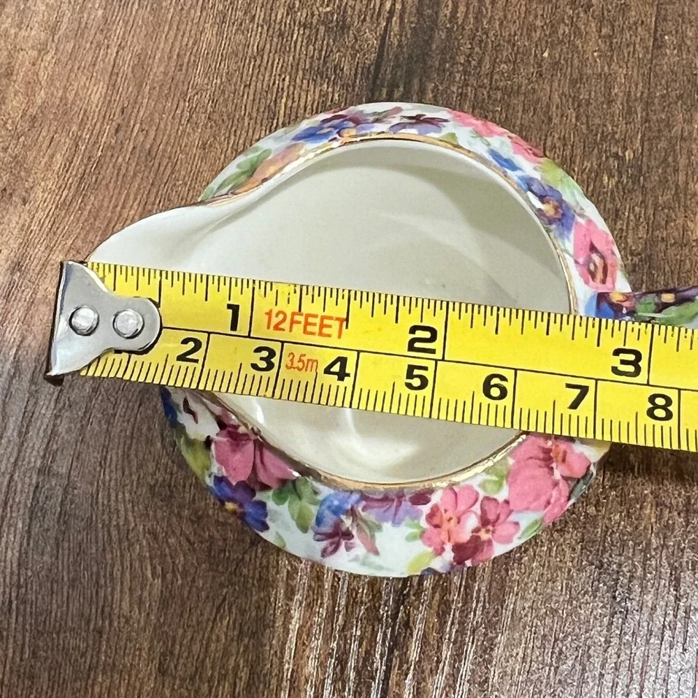 Royal Crown Pasadena Melody Chintz Creamer‎ Floral Tea Party Cottagecore Vintage